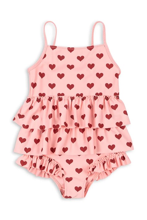 Детский слитный купальник Konges Sløjd MANUCA FRILL SWIMSUIT GRS цвет розовый KS103264