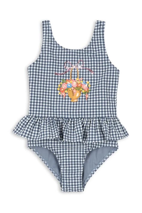 Детски цял бански Konges Sløjd SOLINE SWIMSUIT в синьо KS103334