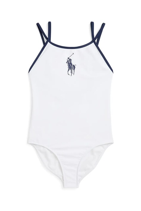 Детский слитный купальник Polo Ralph Lauren цвет белый 313964876001