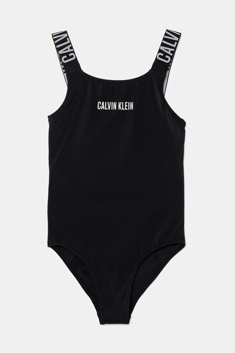 Calvin Klein Jeans costum de baie dintr-o bucată pentru copii culoarea negru, KY0KY00098