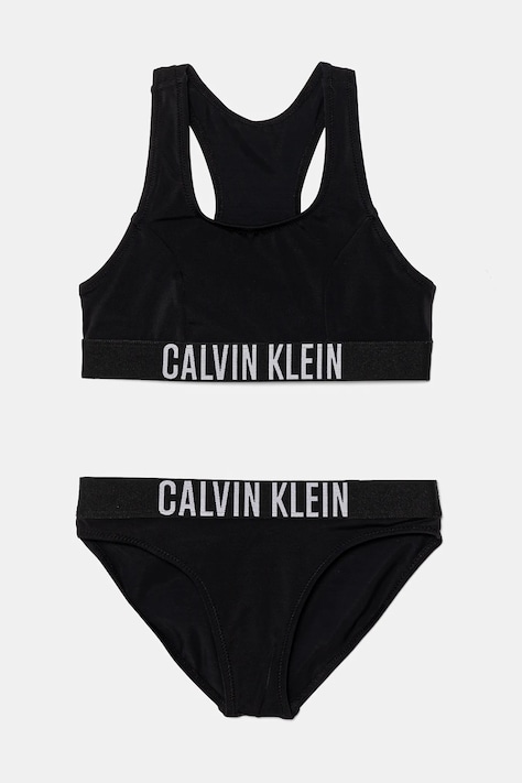 Dvoudílné dětské plavky Calvin Klein Jeans černá barva, KY0KY00091