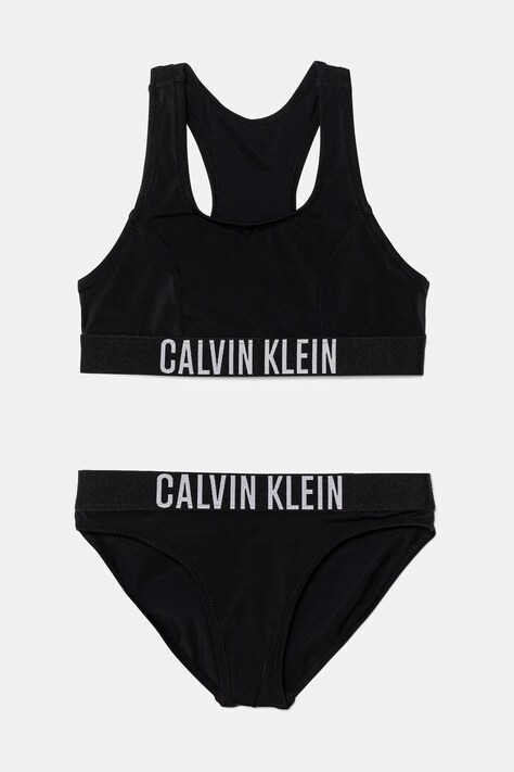 Calvin Klein Jeans kétrészes gyerek fürdőruha fekete, KY0KY00091