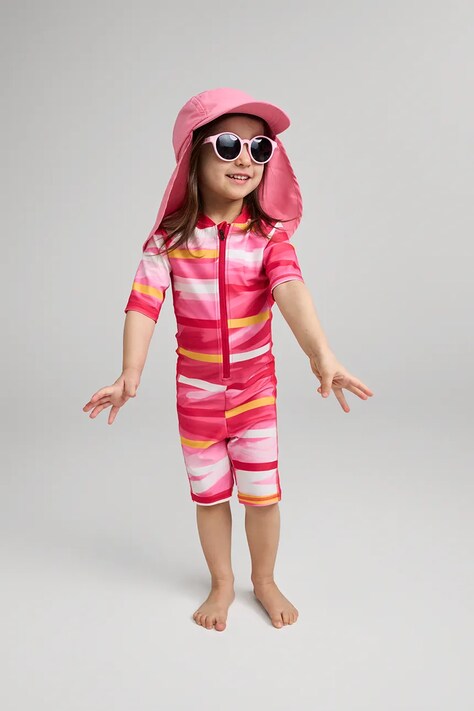Reima costum de baie pentru copii Vesihiisi culoarea roz, 5200137D