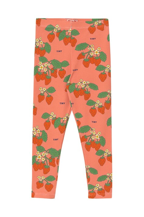 Дитячі легінси для плавання Tinycottons STRAWBERRIES PANT колір рожевий SS25-292