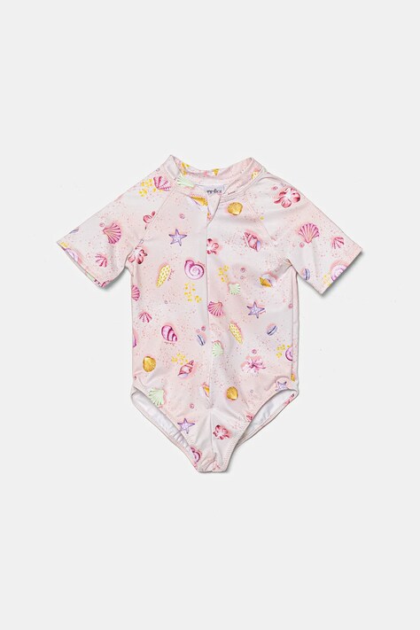Jamiks costum de baie dintr-o bucată pentru bebeluși SUMMY culoarea bej, JLH090