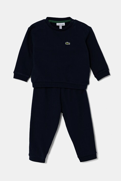 Хлопковый костюм для младенцев Lacoste цвет синий 4J8409