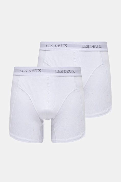 Bokserice Les Deux 2-pack za muškarce, boja: bijela, LDM960006
