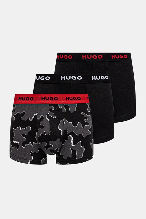 HUGO boxeralsó 3 db fekete, férfi, 50532550