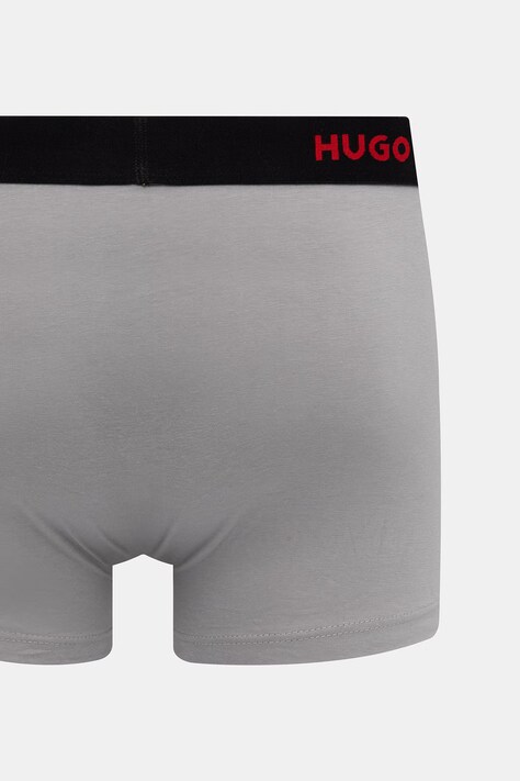 HUGO боксери чоловічі бавовняні з еластаном TRUNK TRIPLET PACK 3 шт. — фото 6