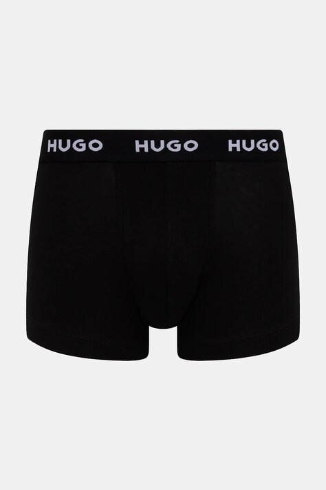 HUGO боксери чоловічі бавовняні з еластаном TRUNK TRIPLET PACK 3-пак — SS25-BIM004, блакитний — фото 4