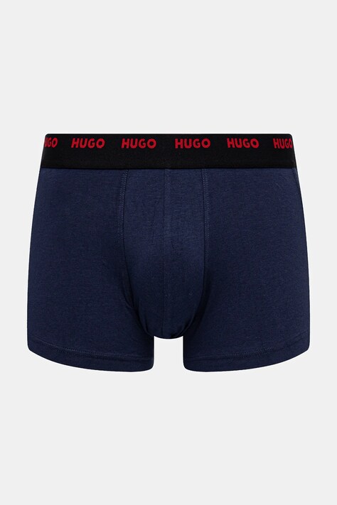 HUGO боксери чоловічі TRUNK FIVE PACK 5-пак — SS25-BIM005, темно-синій — фото 2