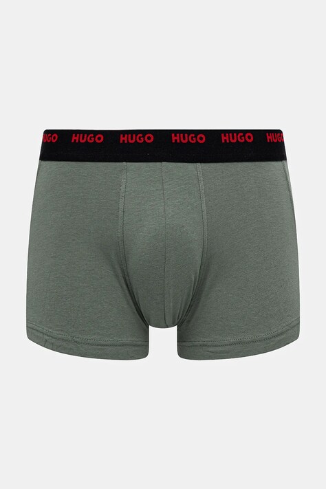 HUGO боксери чоловічі TRUNK FIVE PACK 5-пак — SS25-BIM005, темно-синій — фото 3