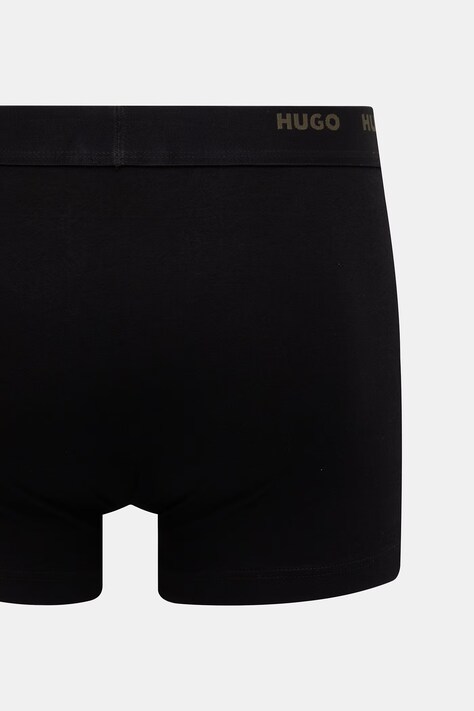 HUGO боксери чоловічі TRUNK FIVE PACK 5 шт — SS25-BIM005, сірий — фото 11