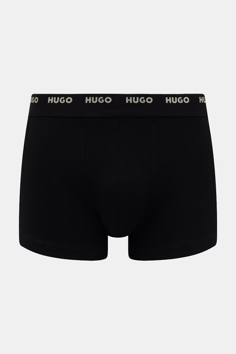 HUGO боксери чоловічі TRUNK FIVE PACK 5 шт — SS25-BIM005, сірий — фото 5