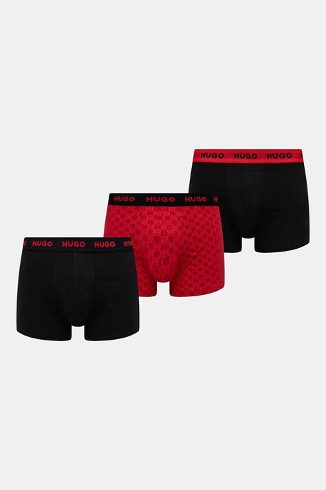 HUGO boxeri 3-pack barbati, culoarea negru, 50532559