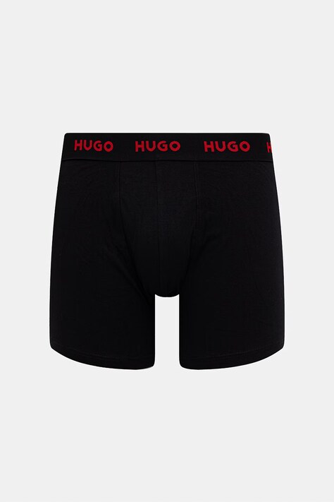 HUGO боксери чоловічі бавовняні з еластаном BOXERBR TRIPLET PACK 3 шт. — фото 3