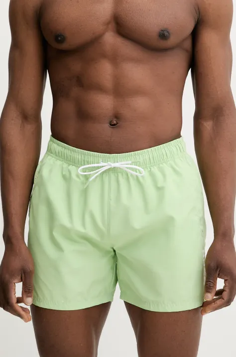 HUGO pantaloni scurti de baie culoarea verde, 50533787