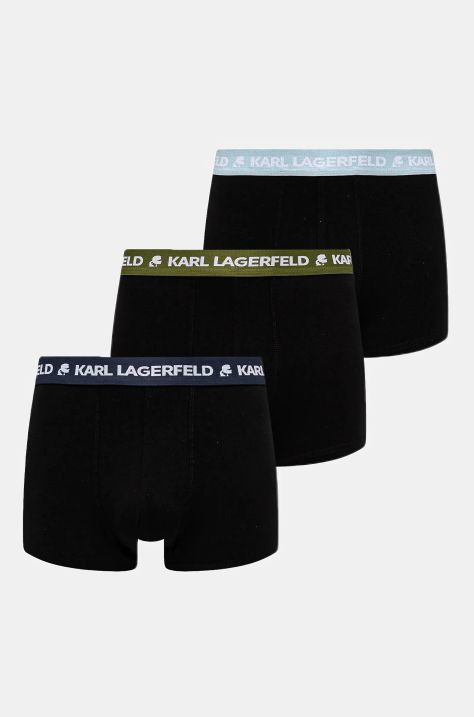 Karl Lagerfeld bokserki 3-pack męskie kolor czarny A1M47021