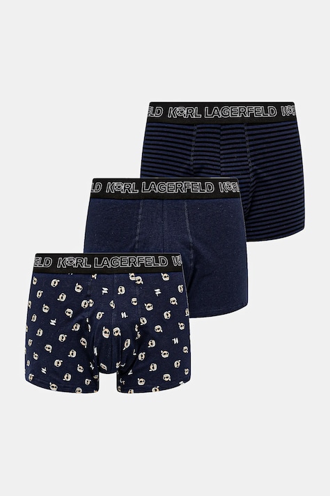 Karl Lagerfeld boxeralsó 3 db sötétkék, férfi, A1M47042