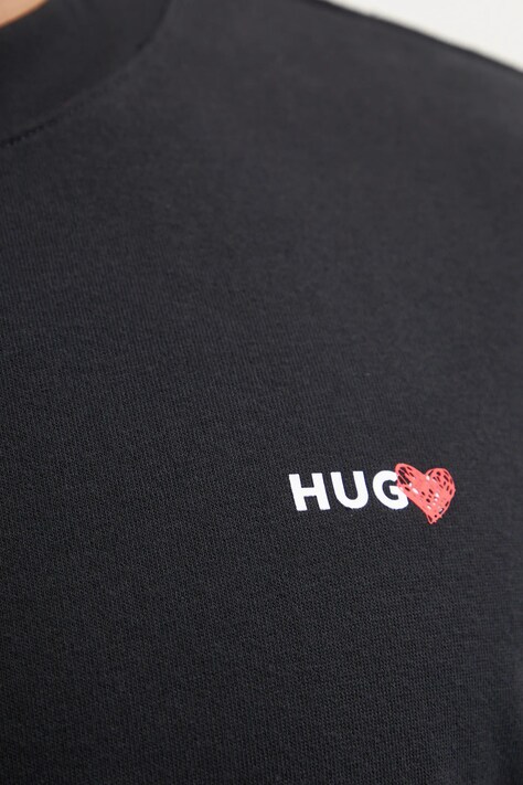 Кофта лаунж HUGO — SS25-BIM01U, чорний — фото 5