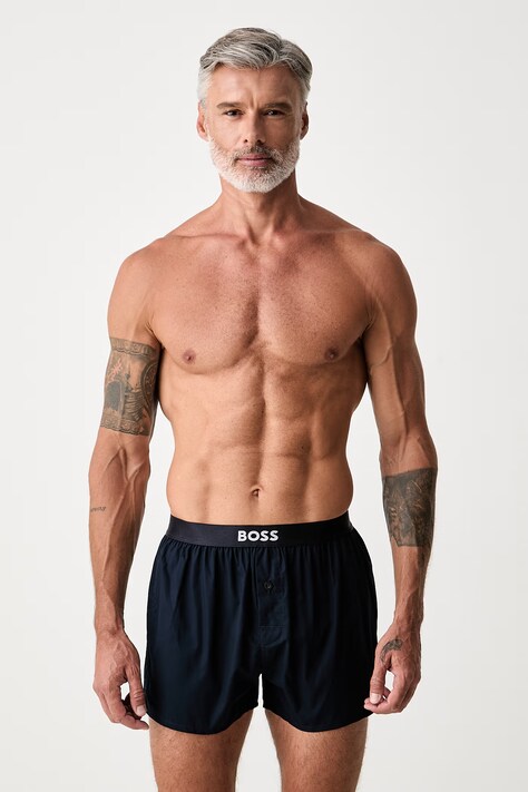 BOSS boxerky pánske bavlnené 2P Boxer Shorts EW 2-pak turkysové 50535781