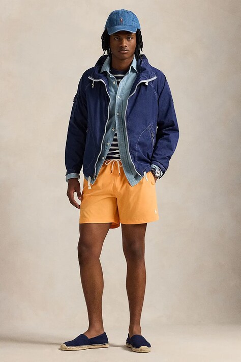 Polo Ralph Lauren pantaloni scurti de baie culoarea portocaliu, 710957782
