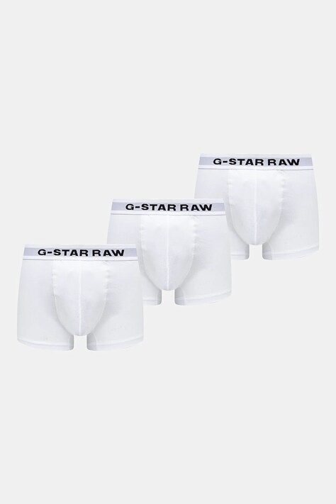 Boxerky G-Star 3-pack pánské, bílá barva, D23771-D516