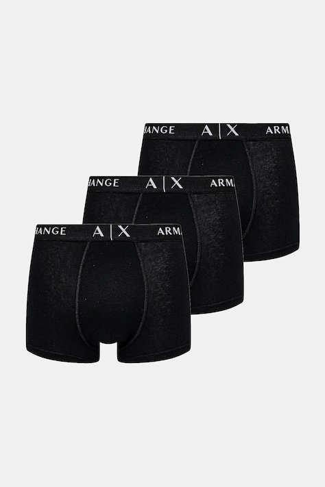 Boxerky Armani Exchange 3-pack černá barva, XM000871 AF13682