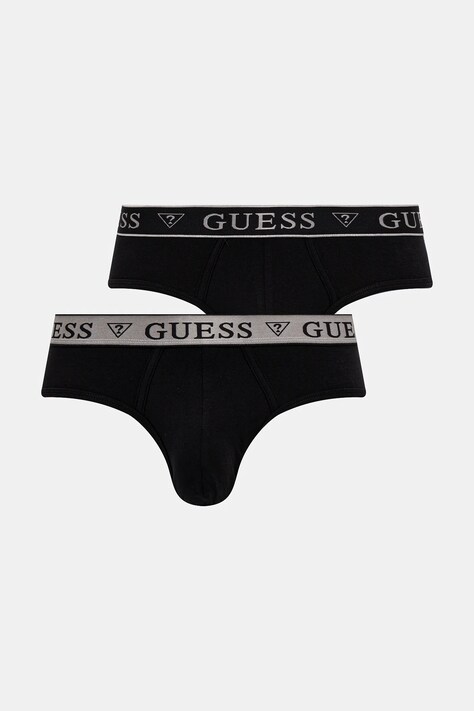 Guess slip 2-pack barbati, culoarea negru, U4BG0A KCD31