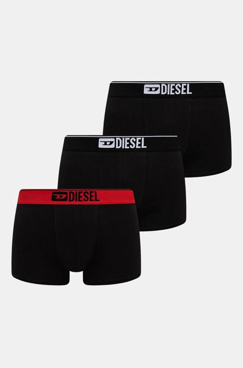 Diesel boxeri DAMIEN-GFT-3PACK BOXER-SHORTS 3-pack bărbați, culoarea negru, A17805.0GDAC