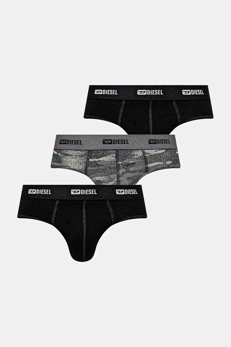 Diesel slip ANDRE-UTLT-3PACK UNDERPANTS 3-pack bărbați, culoarea gri, A17833.0IKBL