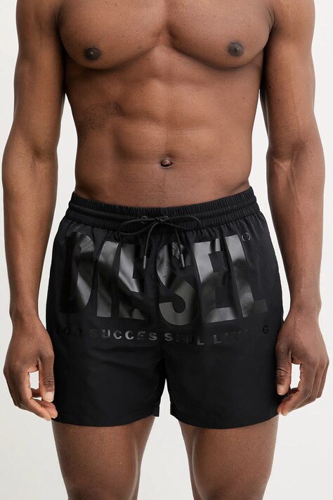 Μαγιό Diesel KEN-37-D-CORE BOXER-SHORTS χρώμα: μαύρο, A16299.0NJAS