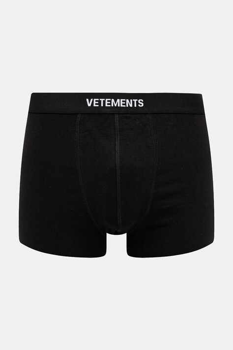 Boxerky VETEMENTS Logo černá barva, MA66UN100B