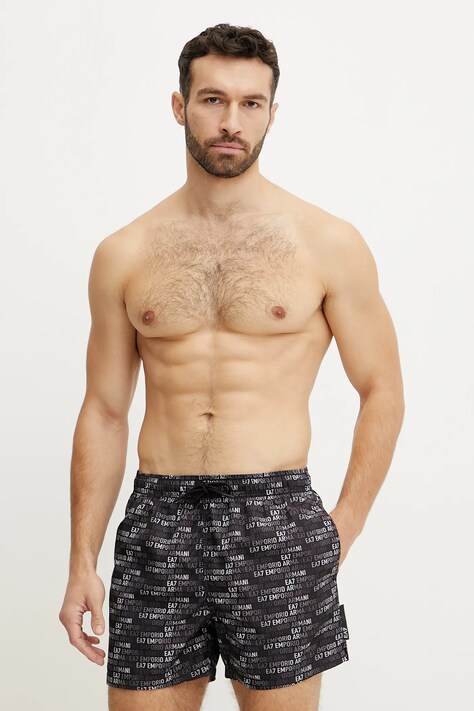 Купальні шорти EA7 Emporio Armani колір чорний AF13059.7M000510