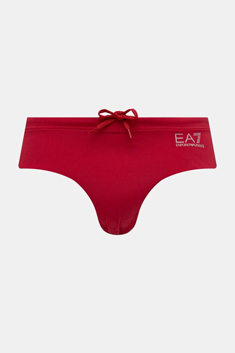 Plavky EA7 Emporio Armani červená barva, AF14514.7M000500