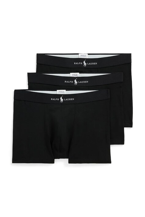 Polo Ralph Lauren boxeri 3-pack barbati, culoarea negru, 714965507