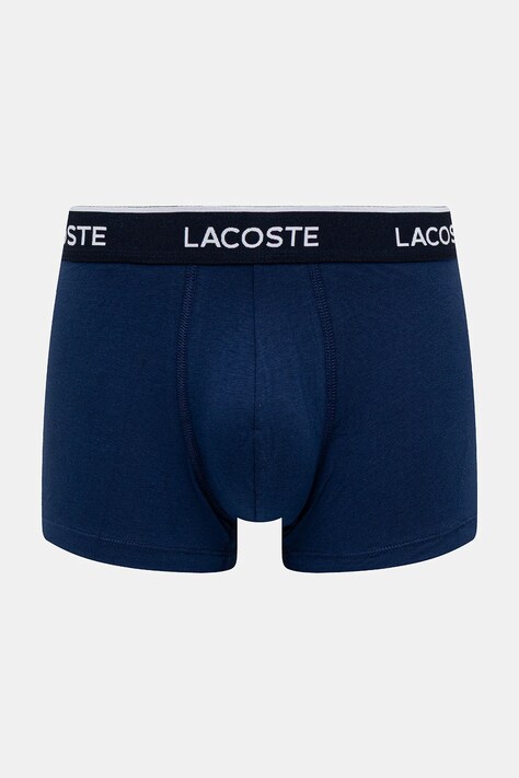Lacoste облягаючі боксери чоловічі бавовняні з еластаном 3 шт — SS25-BIM066, темно-синій — фото 2