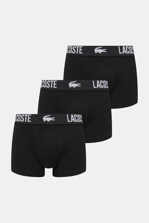 Lacoste bokserki 3-pack męskie kolor czarny 5H2393
