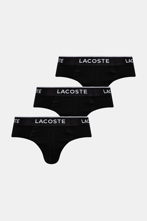 Lacoste slip 3-pack culoarea negru, 8H1293