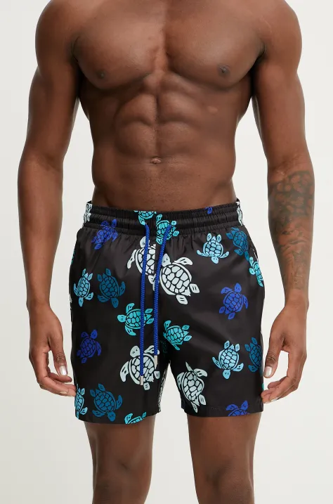 Plavkové šortky Vilebrequin MAHINA černá barva, MAHAJ336