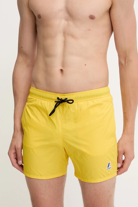 K-Way pantaloncini da bagno colore giallo K31357W