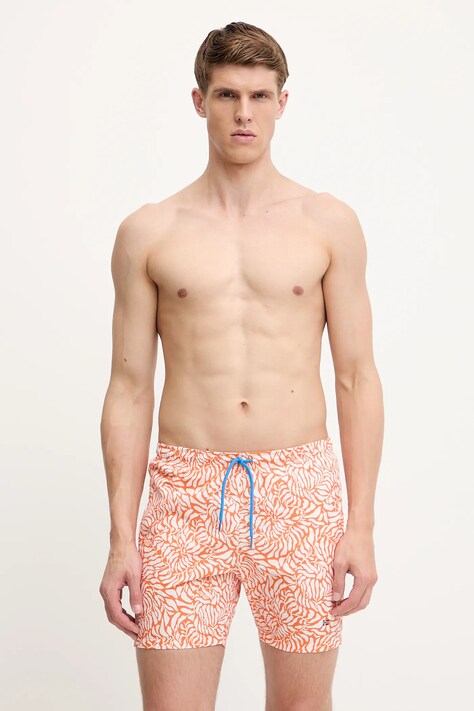 Купальные шорты Napapijri V-Inuvik цвет оранжевый NP0A4IBLFCW1