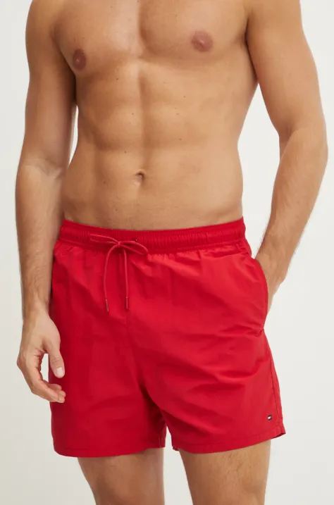 Tommy Hilfiger pantaloncini da bagno colore rosso UM0UM03477