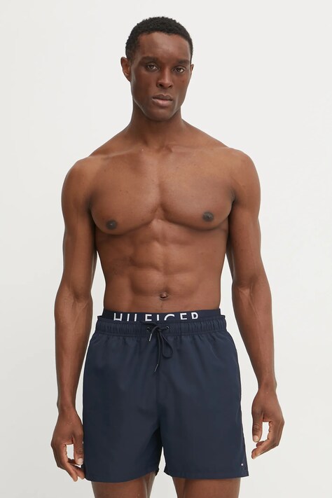 Tommy Hilfiger pantaloni scurti de baie culoarea albastru marin, UM0UM03489