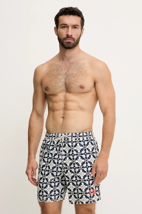 Плувни шорти Superdry в тъмносиньо M3010250A-F5A