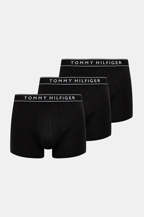 Tommy Hilfiger boxeri 3-pack barbati, culoarea negru, UM0UM03458
