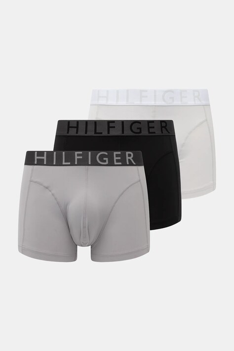 Tommy Hilfiger boxeri 3-pack bărbați, culoarea gri, UM0UM03467