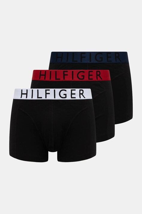 Tommy Hilfiger boxeri 7-pack bărbați, culoarea negru, UM0UM03472