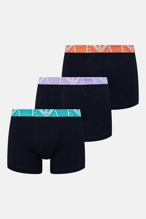 Boxerky Emporio Armani Underwear pánské, tmavomodrá barva, EM000259 AF10778