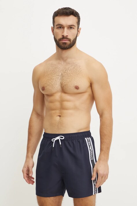 Emporio Armani Underwear pantaloni scurti de baie culoarea albastru marin, EM000583 AF12333